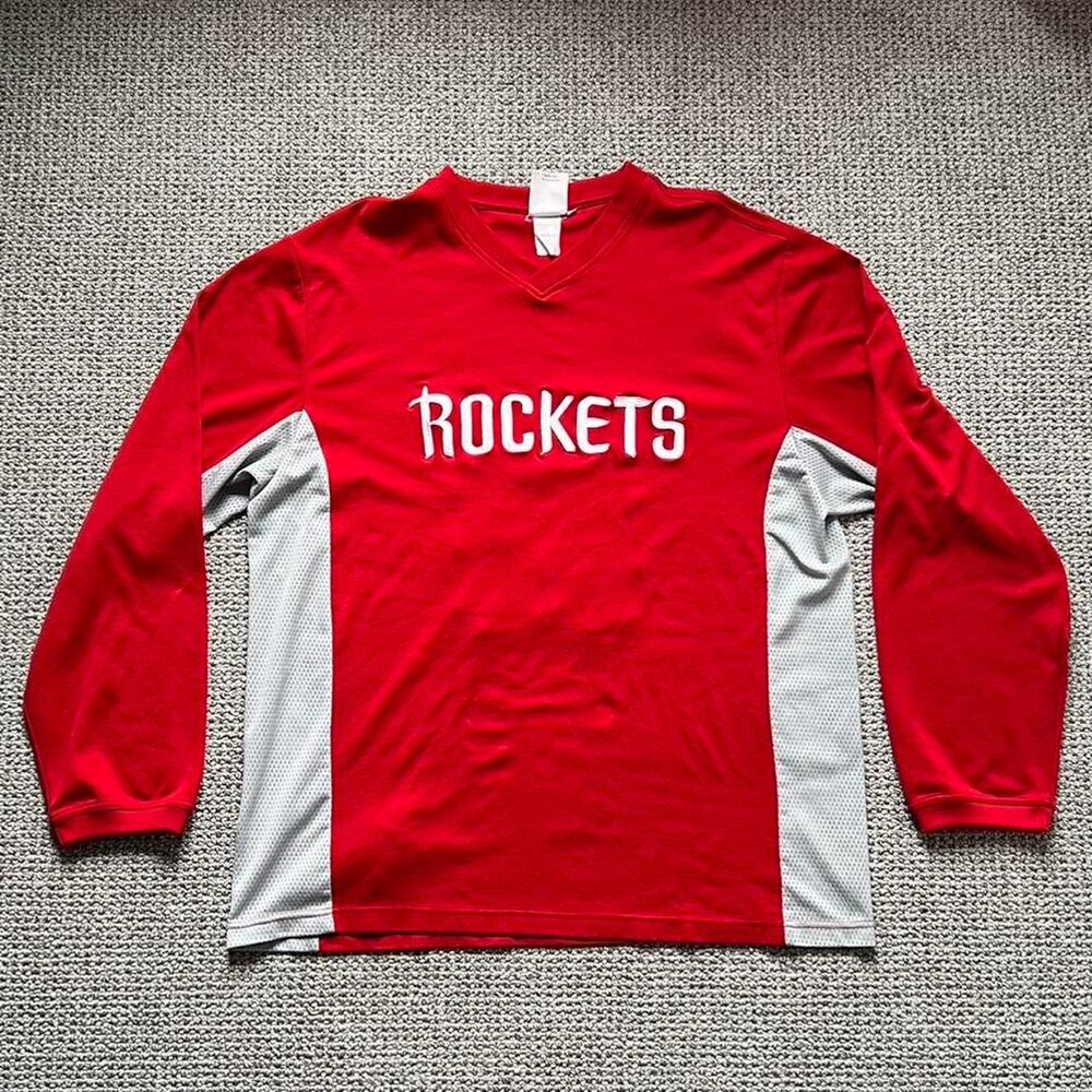 Houston Rockets long sleeve embroidered shirt